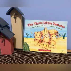 Scholastic The Three Little Tamales Book - Red, Blue, Yellow